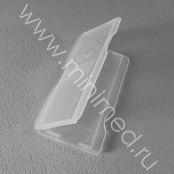 Штатив-бокс д/хранения предм.стекол на 1 шт, п/п, уп.100 /1000 шт