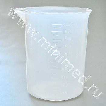 Стакан с носиком градуированный 2000 мл, п/п, кор.90 шт